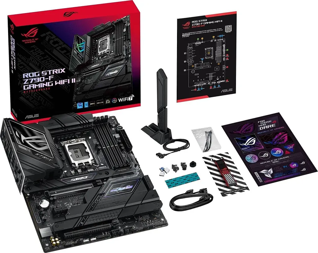 Материнська плата ASUS ROG STRIX Z790-F GAMING WIFI II (ROG STRIX Z790-F GAMING WIFI II) (Socket 1700, Intel Z790, ATX) Б/в - фото 6