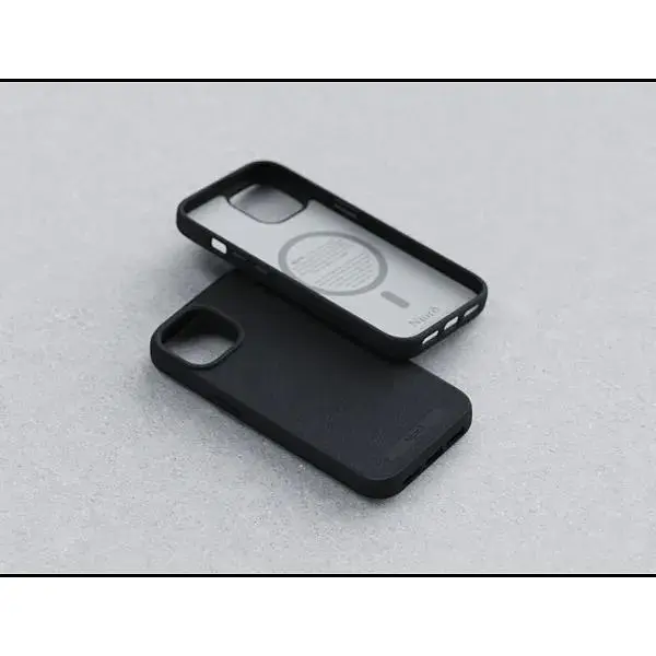 Чехол-накладка Njord Suede MagSafe Case Black для iPhone 15 Plus (NA52SU00) - фото 7