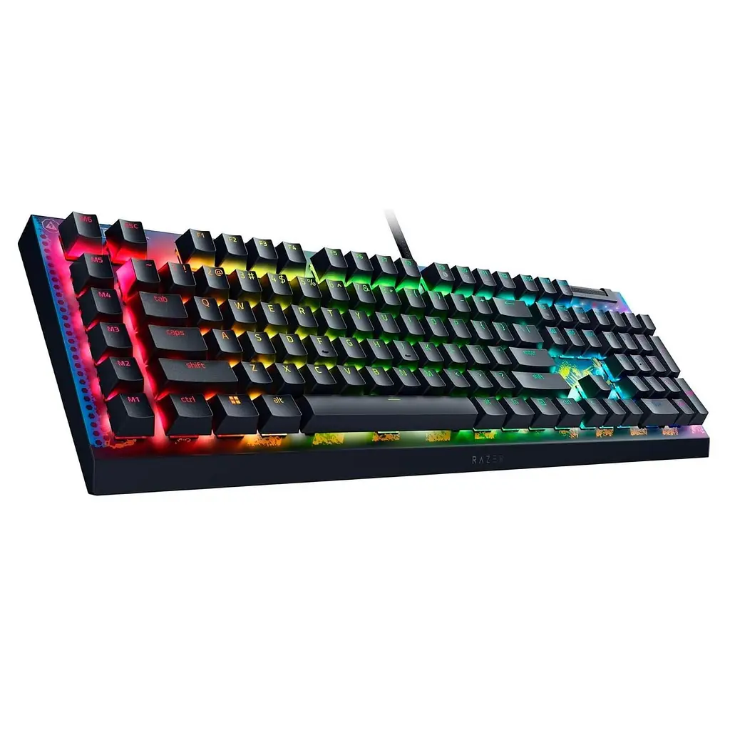 Клавіатура Razer BlackWidow V4 X Yellow Switch FORTNITE USB Black (RZ03-04703600-R3M1) - фото 3