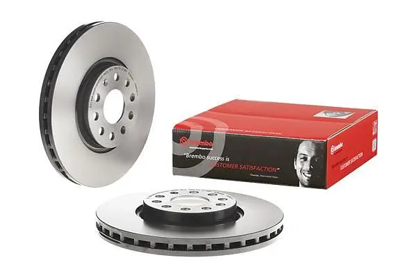 Диск гальмівний вентильований VW Tiguan II, Sharan, Seat Alhambra II, 10-25р Brembo (09.B635.11) - фото 2