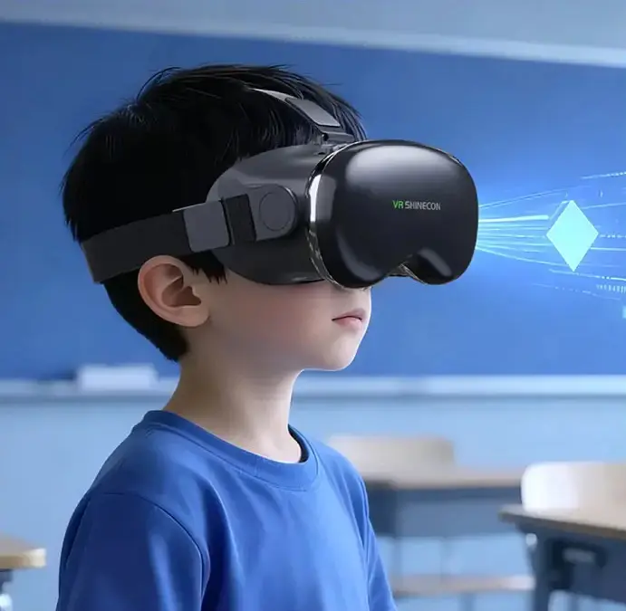 3D окуляри віртуальної реальності Shinecon G18 для смартфонів 4.7-7.0" (Білий) - фото 6