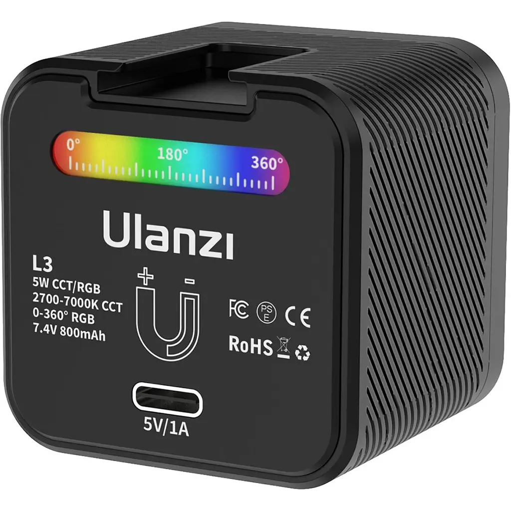 Накамерне світло Ulanzi L3 RGB 2700-7000К [123743] - фото 4