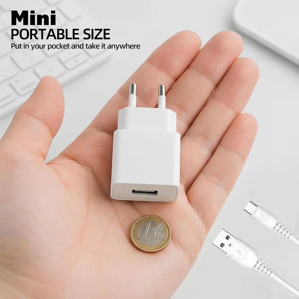 Комплект USB-A зарядних адаптерів 10W для смартфонів, 2 шт - фото 4
