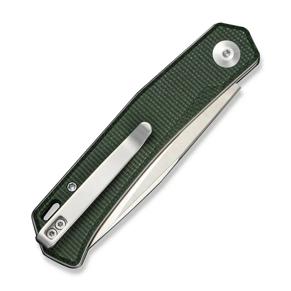 Ніж складаний кишеньковий Sencut Braxx, (7.93 см) D2 / Canvas Micarta зелений - фото 5