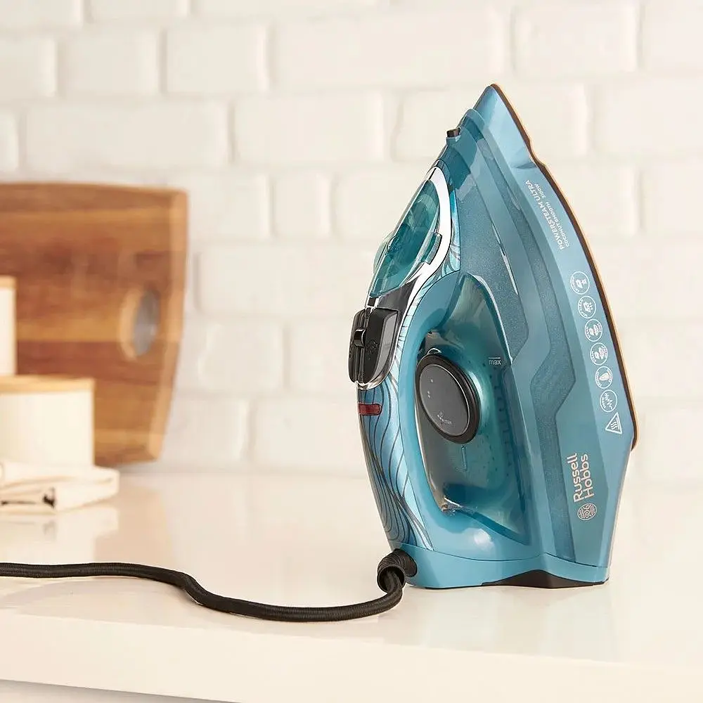 Утюг Russell Hobbs Powersteam Ultra Coconut Smooth 3100 Вт голубая (26340-56) - фото 6