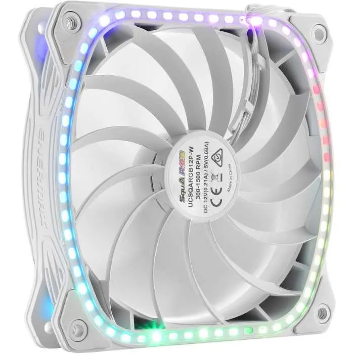 Вентилятор Enermax SQUA RGB WHITE 3x 120 mm 3шт (UCSQARGB12P-W-BP3) - фото 5