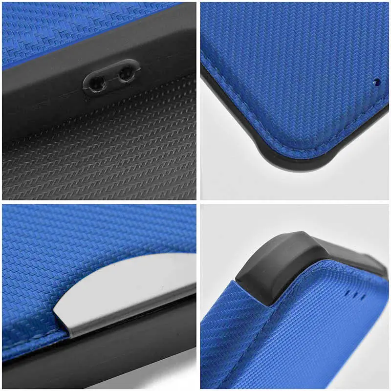 Шкіряний чохол-книжка GETMAN Razor (PU) для Xiaomi Redmi Note 13 Pro 4G / Poco M6 Pro 4G Blue - фото 4