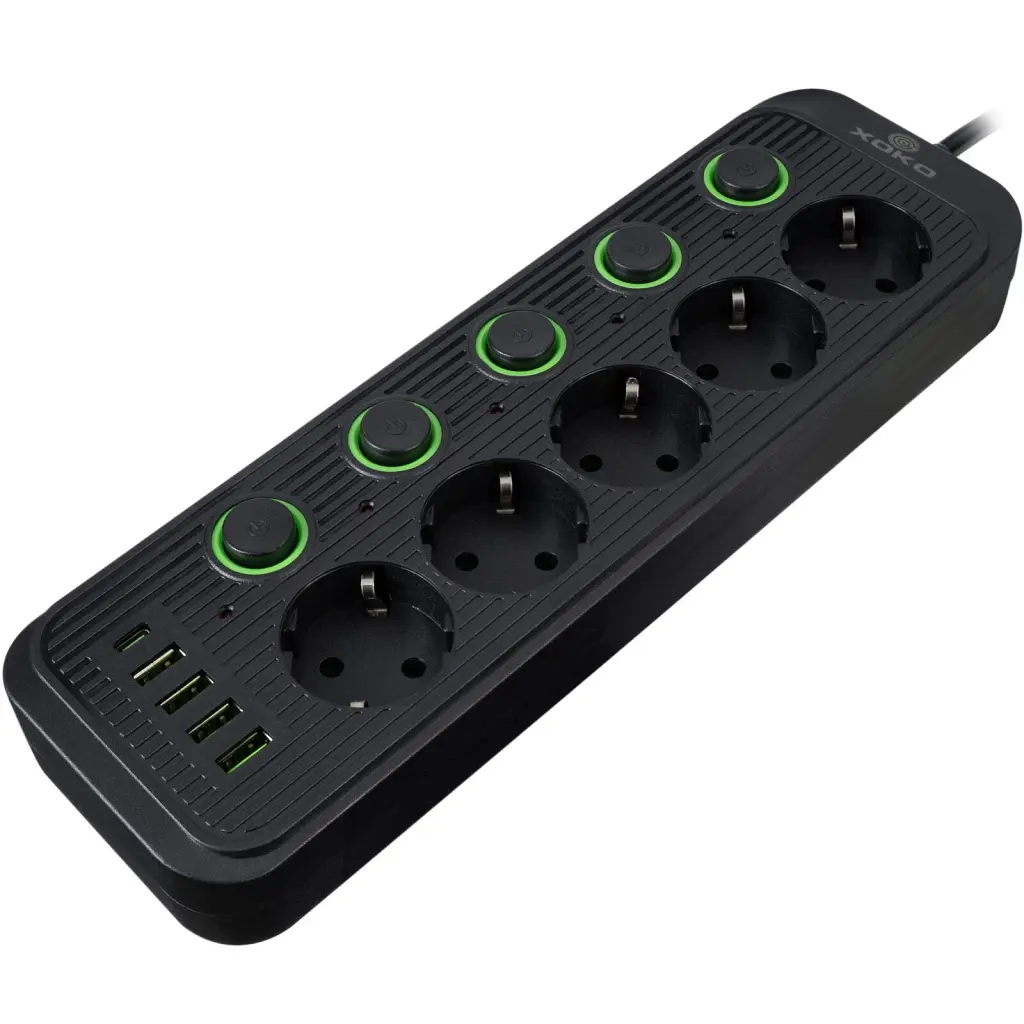 Мережевий фільтр живлення XoKo XK-SP-5-2-1-BK - фото 4