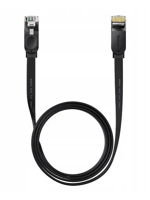 Кабель для інтернету плоский Baseus Six types of RJ45 Gigabit network cable 3m (PCWL-C01) - фото 2