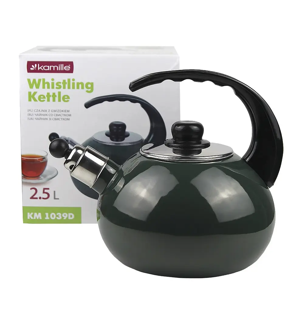 Чайник із свистком Kamille KM-1039D 2,5 л - фото 10