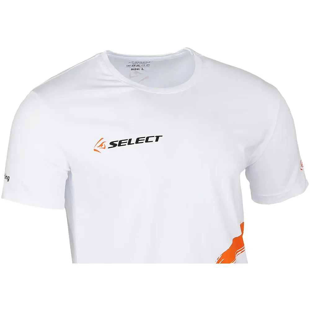 Футболка Select Fish Logo 2XL White - фото 3