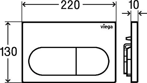 Інсталяція для унітазу Viega Prevista Dry 3 в 1 771973+460440+773748 - фото 3