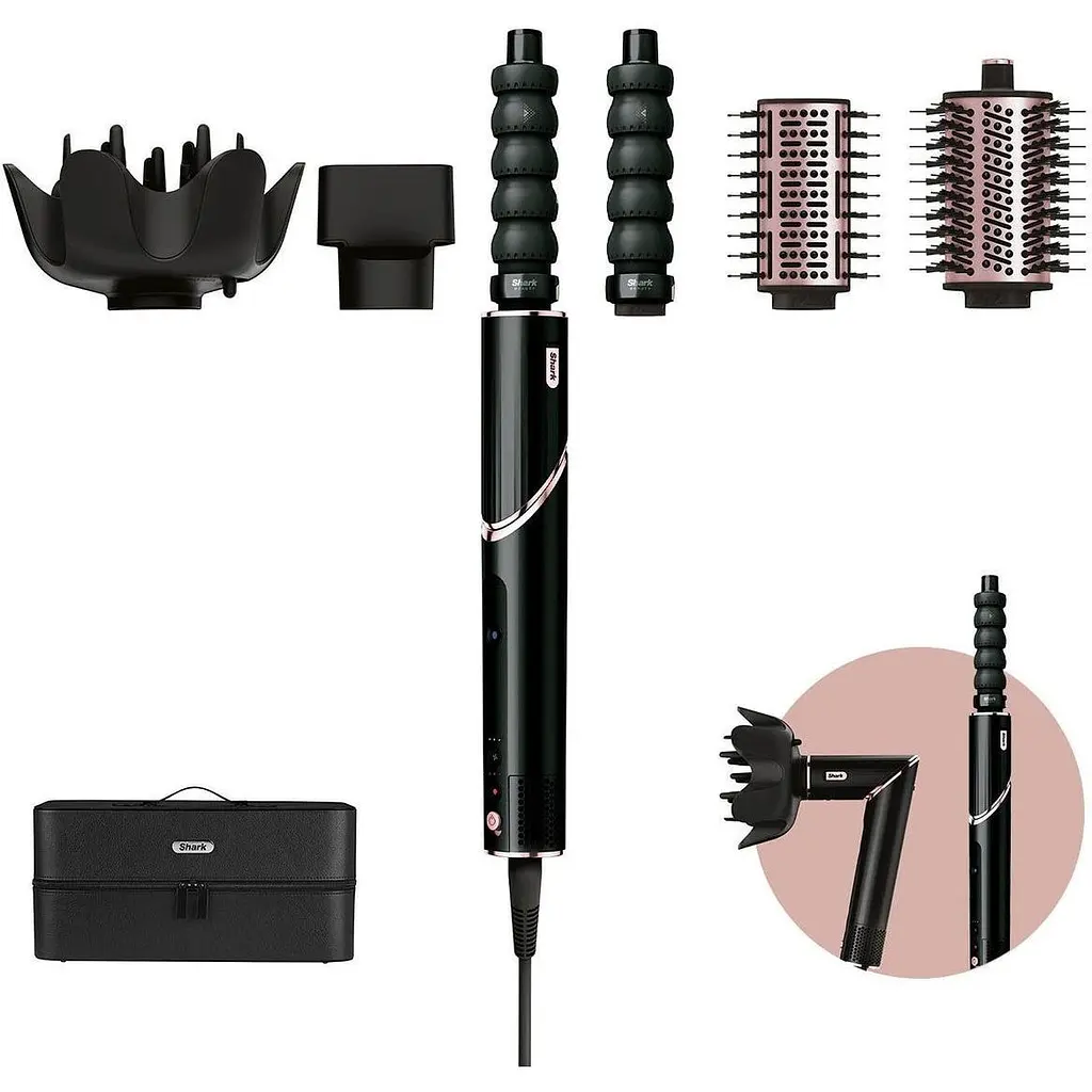 Фен-стайлер Shark FlexStyle 5-in-1 HD446EU Black/Rose Gold [139629] - фото 2