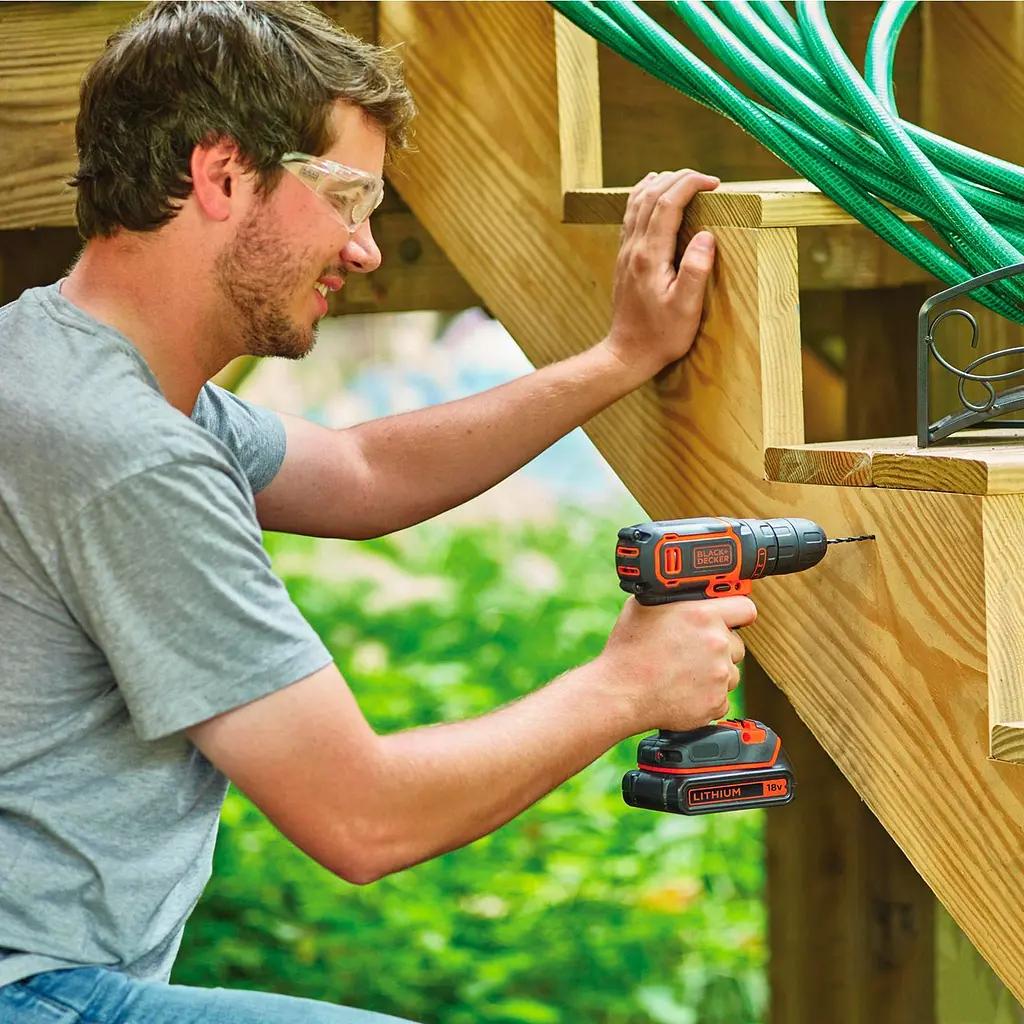Дриль-шуруповерт Black+Decker BDCDC18KB 18V 2x1.5Ah [89315] - фото 3