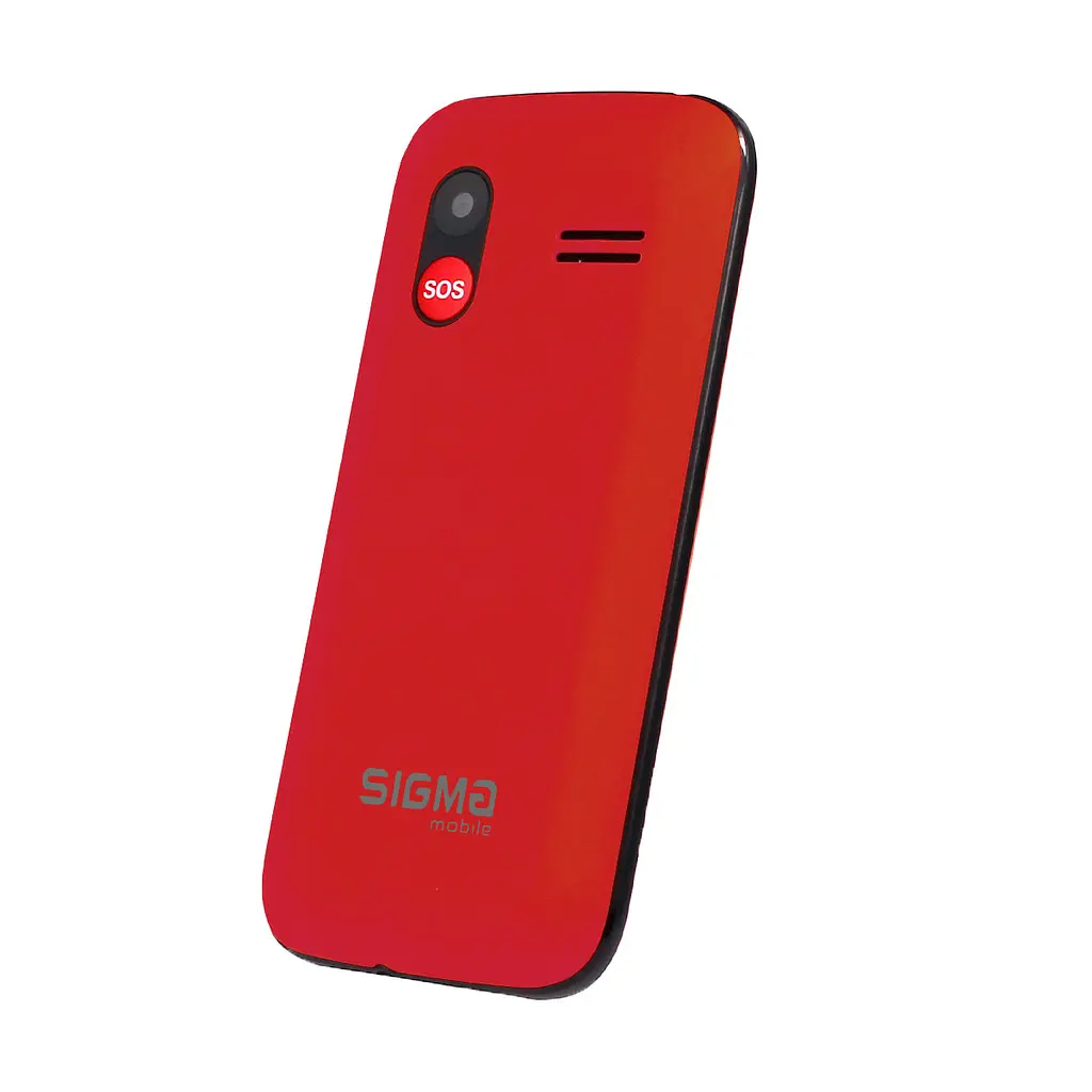 Мобільний телефон (бабушкофон) Sigma mobile Comfort 50 HIT Red - фото 4