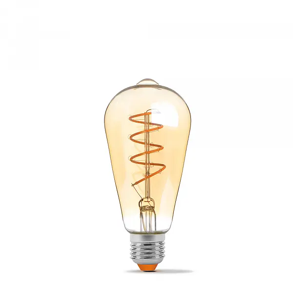 LED лампа VIDEX Filament ST64FASD 5W E27 2200K дімерна бронза - фото 2