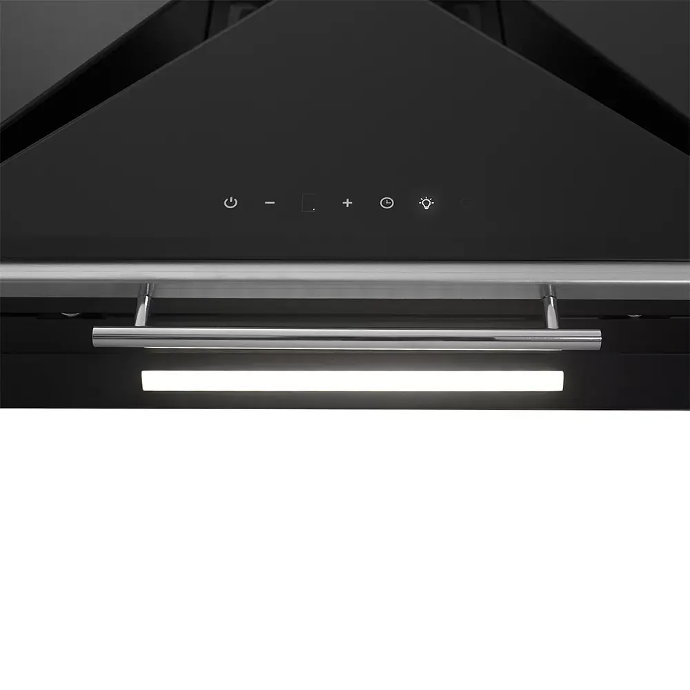 Витяжка декоративна похила Perfelli DNS 67143 B 1100 BL LED Strip - фото 4