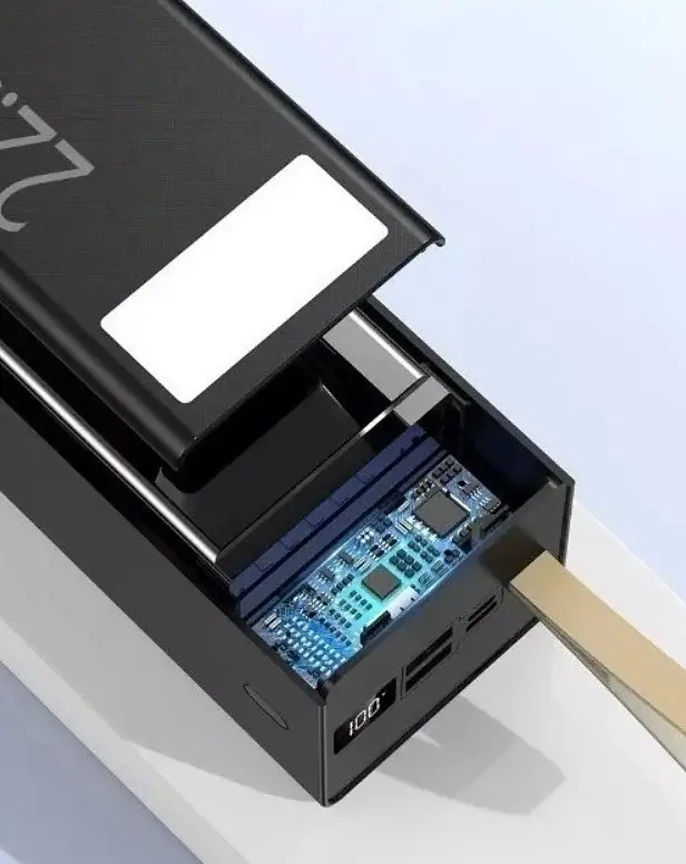 Портативний повербанк Unitech U86A Power Bank 50000 mAh 22.5W Чорний (2104619154) - фото 7