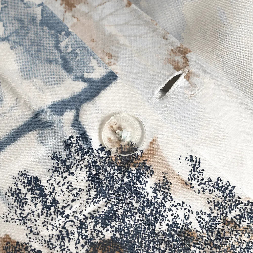 Підковдра МВМ My Home Магія лісу 220x200 см синьо-біла (BL-DC-02 BLUE/WHITE) - фото 8