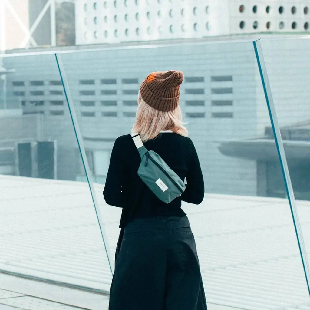 Сумка Native Union W.F.A Crossbody Pouch Slate Green (CROS-POUCH-GRN) зеленая - фото 7