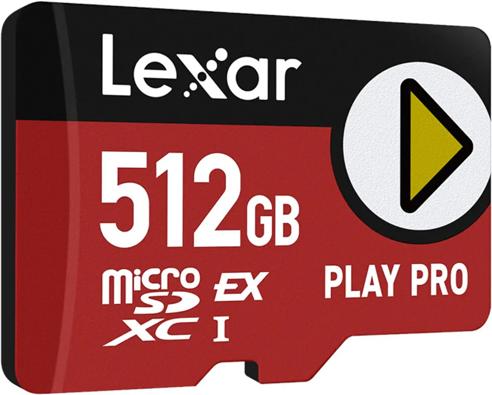 Карта пам'яті Lexar 512 GB microSDXC PLAY PRO Express (LMSXPS0512G-BNNNG)