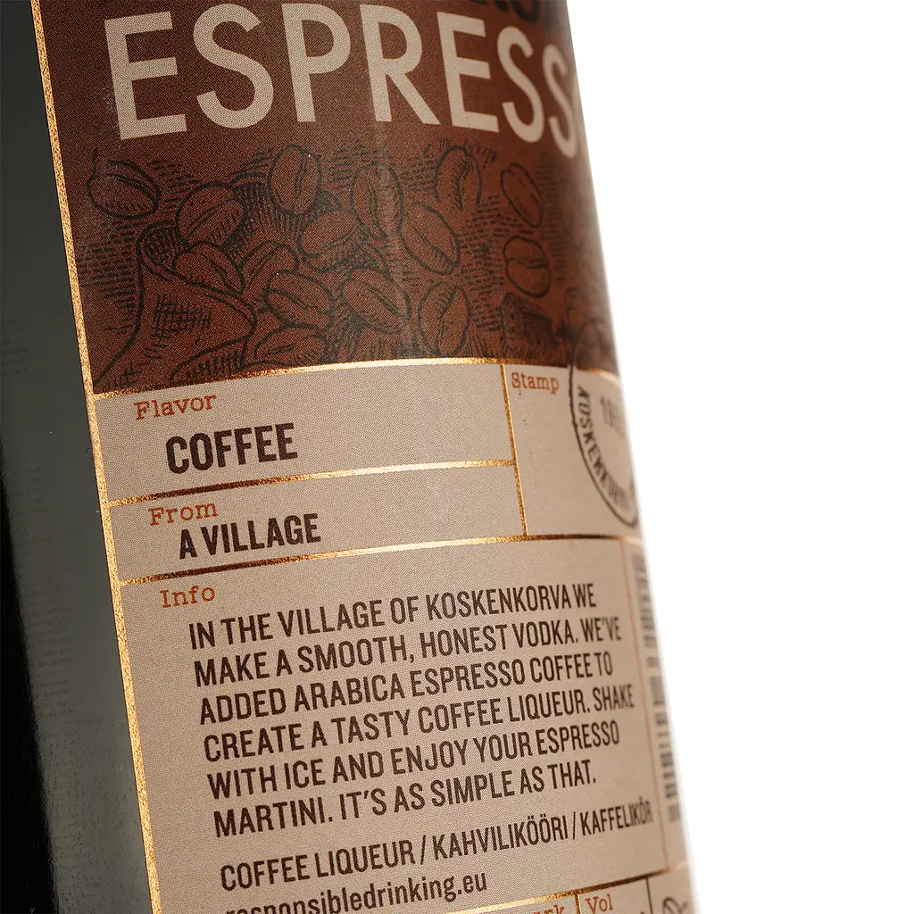 Лікер Koskenkorva Espresso, 21%, 0,5 л - фото 3