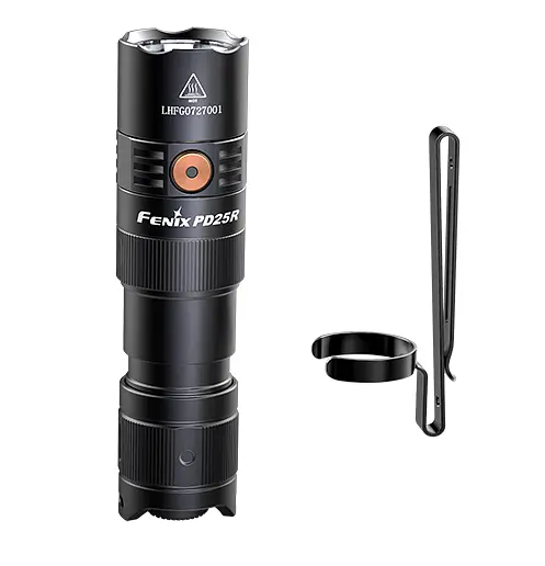 Ручний тактичний ліхтарик Fenix PD25R 800лм Type-C (Чорний) - фото 3