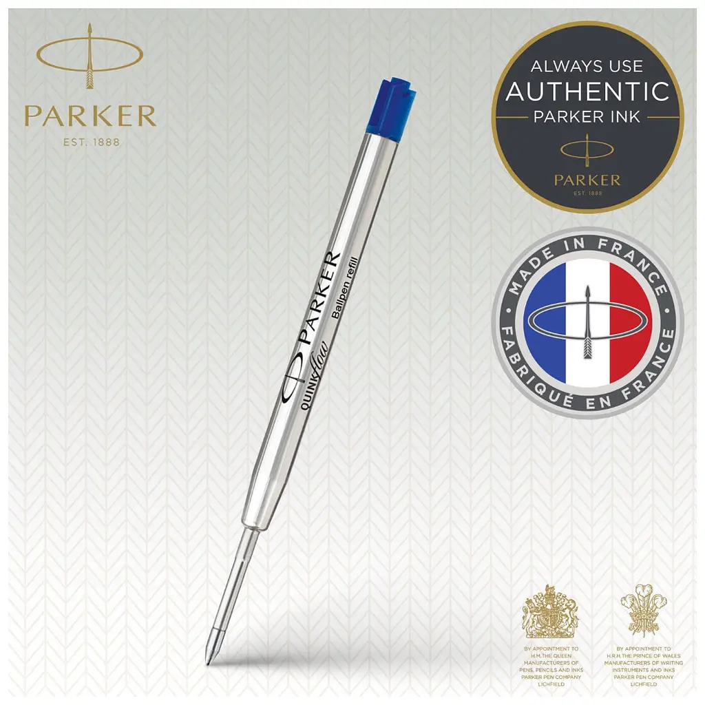 Стержень кульковий Parker QuinkFlow синій M блістер (10 232BLU) - фото 2