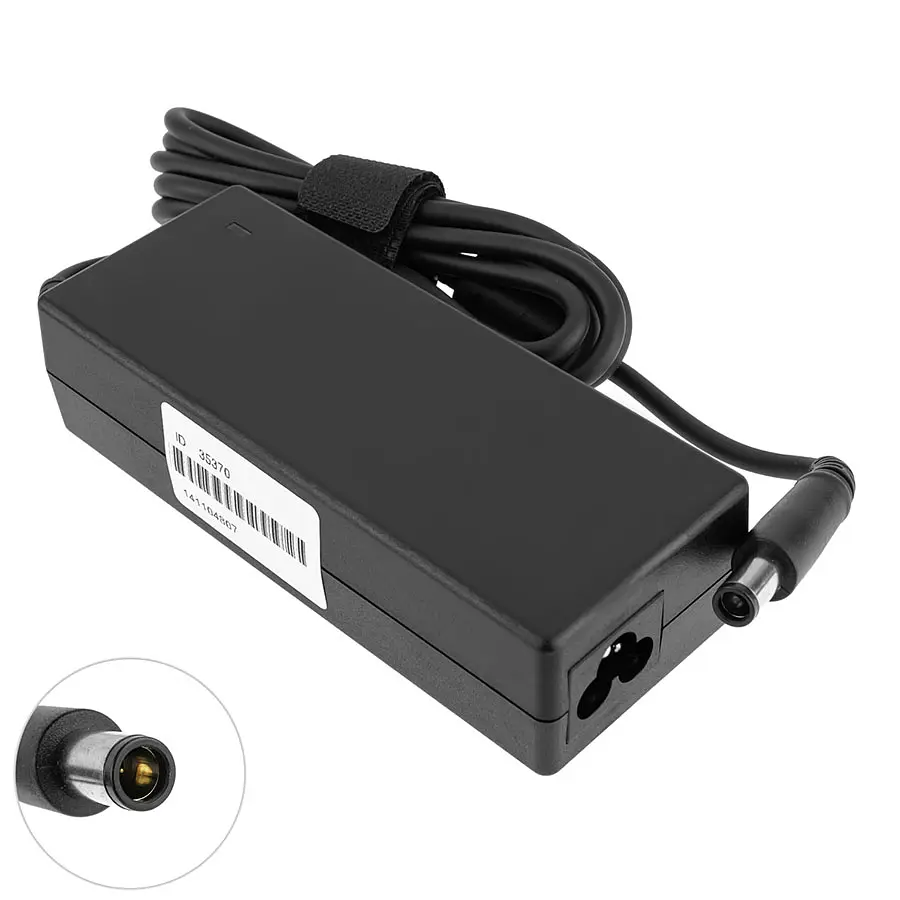 Блок живлення для ноутбука Dell 19.5V, 4.62A, 90W, 7.4x5.0-PIN, Black (без кабеля) - фото 2