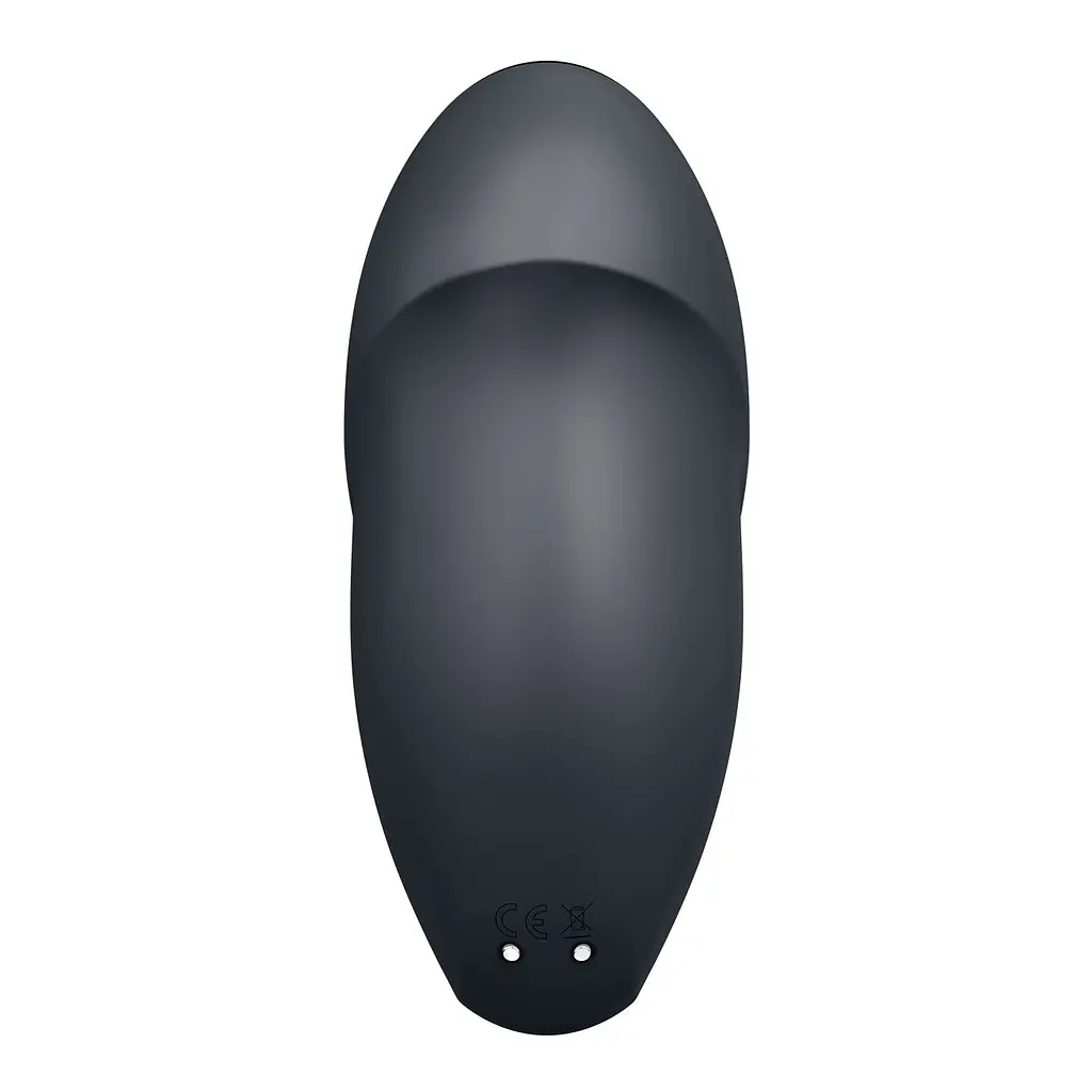 Вібростимулятор-пульсатор Satisfyer Tap & Climax 1 Grey, ефект постукування пальцем, 2 мотори - фото 6