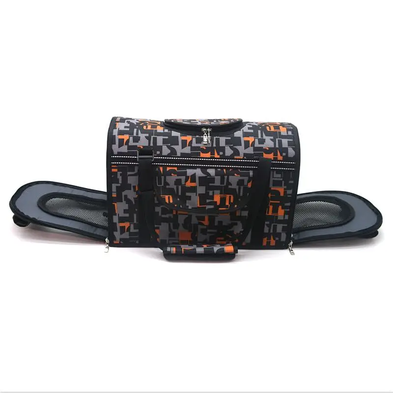 Сумка-переноска для маленьких собак и кошек Zoo-hunt Мозаика №1 27х46х28 см - фото 3