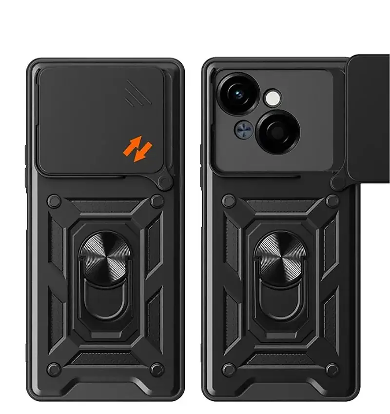 Чохол до мобільного телефона BeCover Military Tecno Spark Go 1 (KL4) Black (713073) - фото 2