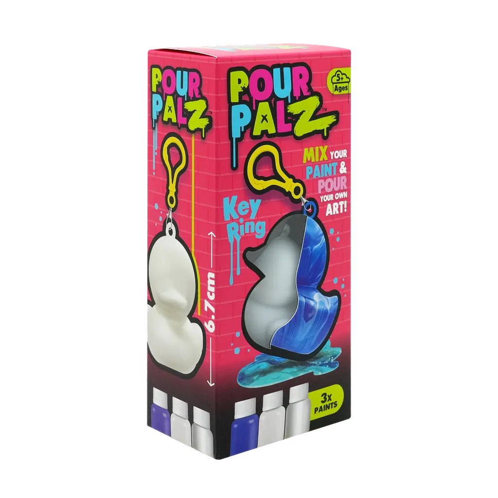 Pour Palz Набір для творчості Флюїд Арт - Брелок Каченя ToyMonster Art.GS-G26262 - фото 11