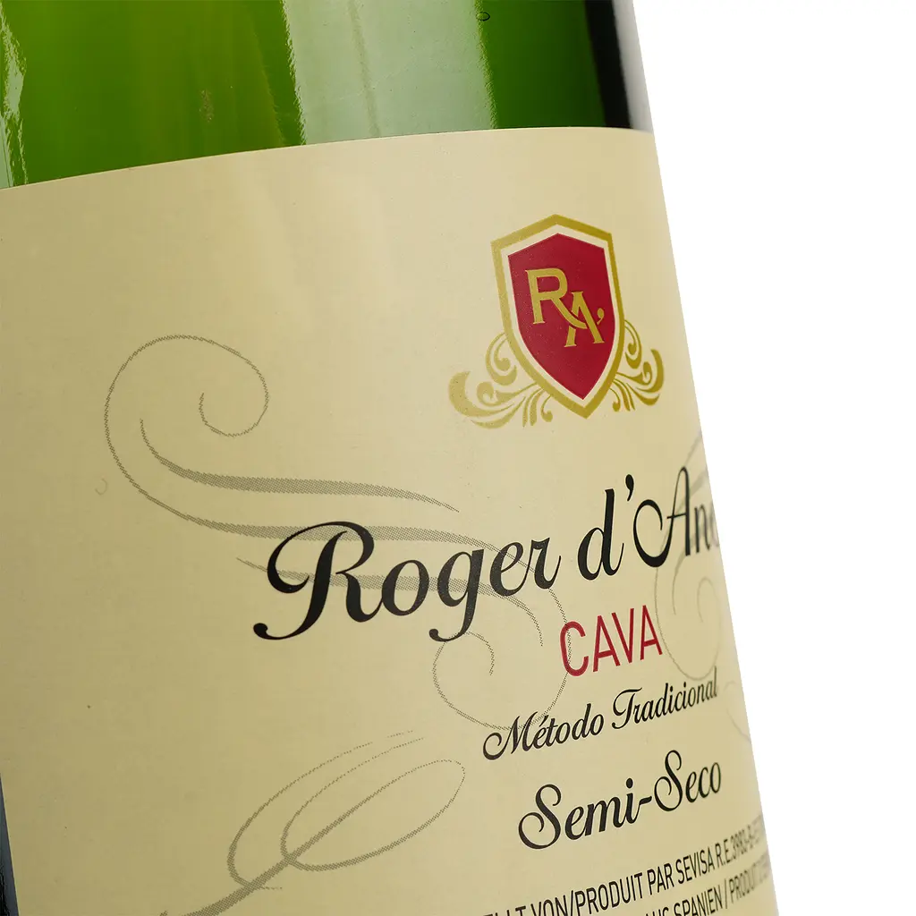 Ігристе вино Freixenet Roger D'Anoia Semi-Seco, біле, напівсухе, 11,5%, 0,75 л - фото 3