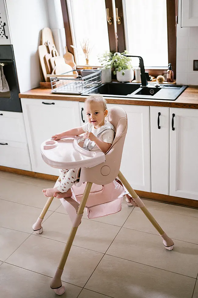 Стульчик для кормления Kidwell Karimi 2 в 1 Pink (5901130091171) - фото 11