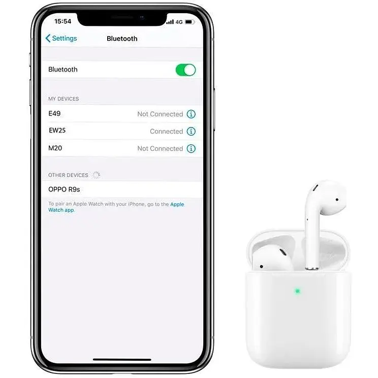 Наушники Hoco True wireless BT headset EW25 полностью беспроводная гарнитура белая - фото 3