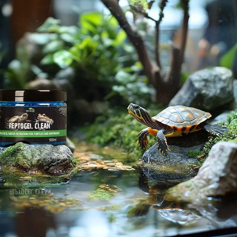 Бактерії в гельових кульках для черепах і рептилій Terrario ReptoGel Clean 500мл - фото 4