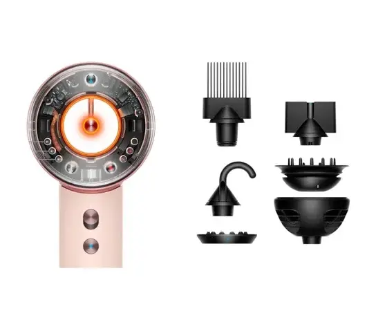 Dyson Фен HD16 Supersonic Nural Ceramic Pink/Rose Gold, 1600Вт, 3 режими, іонізація, хол. обдув, рожевий - фото 4