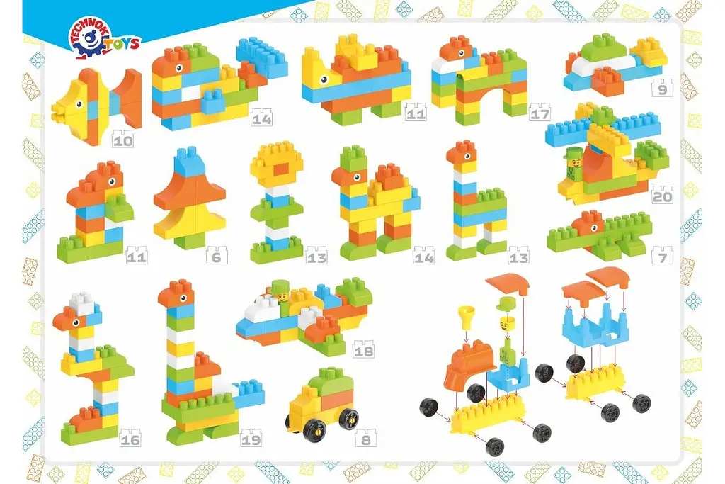 Конструктор Building Blocks 90 елементів 6542 Технок (4823037606542) - фото 4
