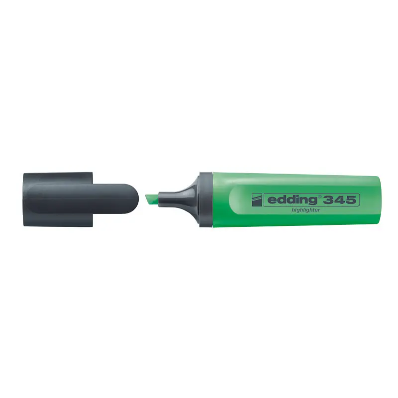 Маркер текстовий Edding Highlighter клиноподібний 2-5 мм зелений (e-345/04) - фото 5
