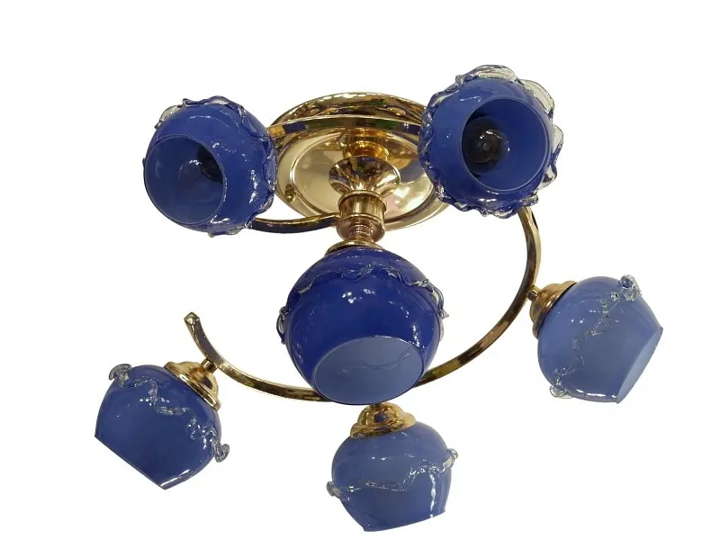 Люстра потолочная Brille классическая E27 60W G (LK-321C/6) - фото 2