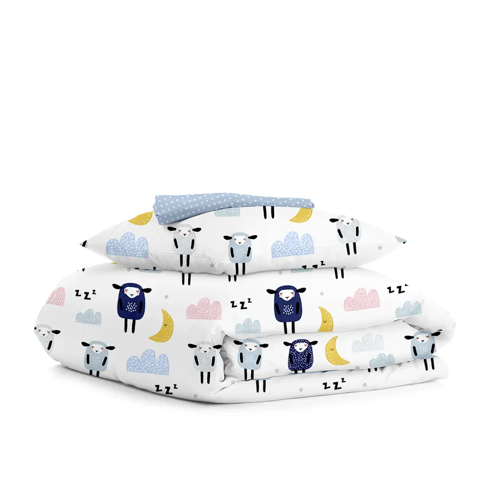 Дитяча постільна білизна в ліжечко SHEEPS COSAS (4822052222713)