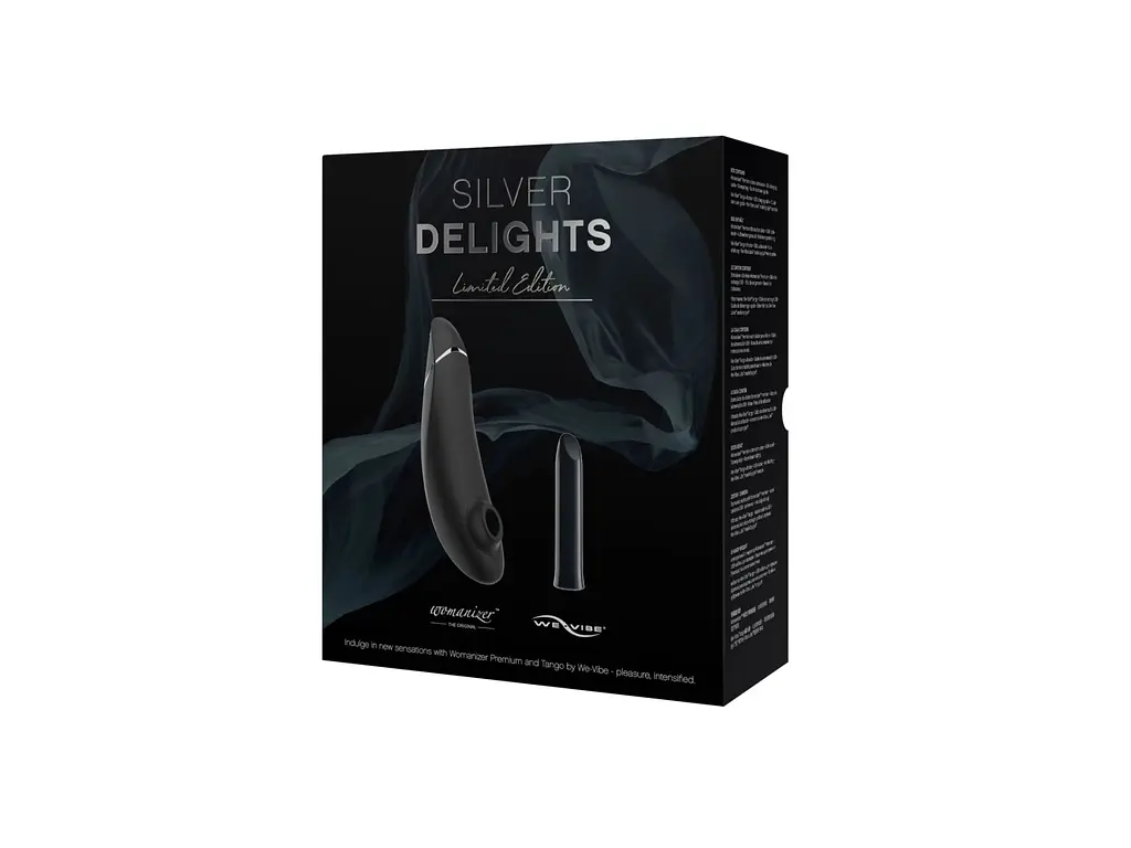Преміальний подарунковий набір Silver Delights Collection: Womanizer Premium та We-Vibe Tango - фото 7