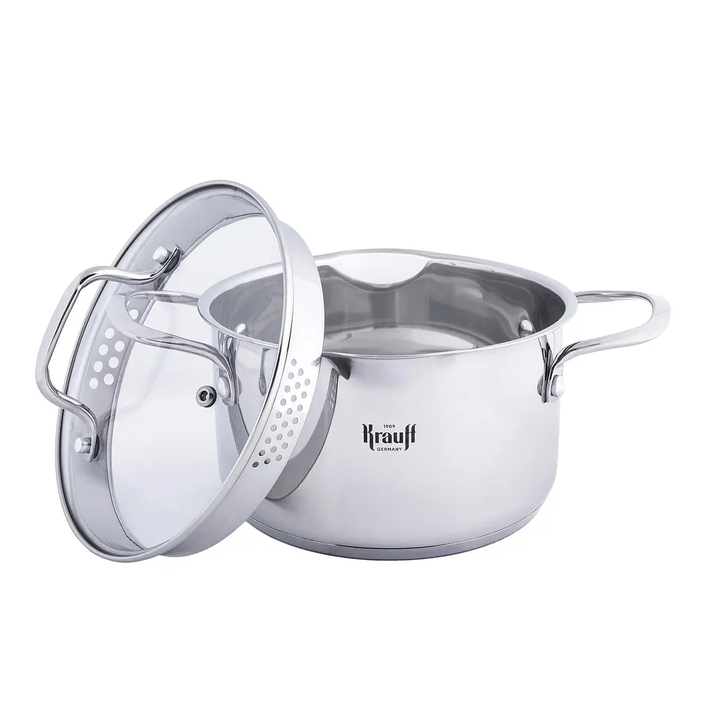Каструля Krauff зі скляною кришкою 1.8 л 16 см (26-238-140) - фото 3