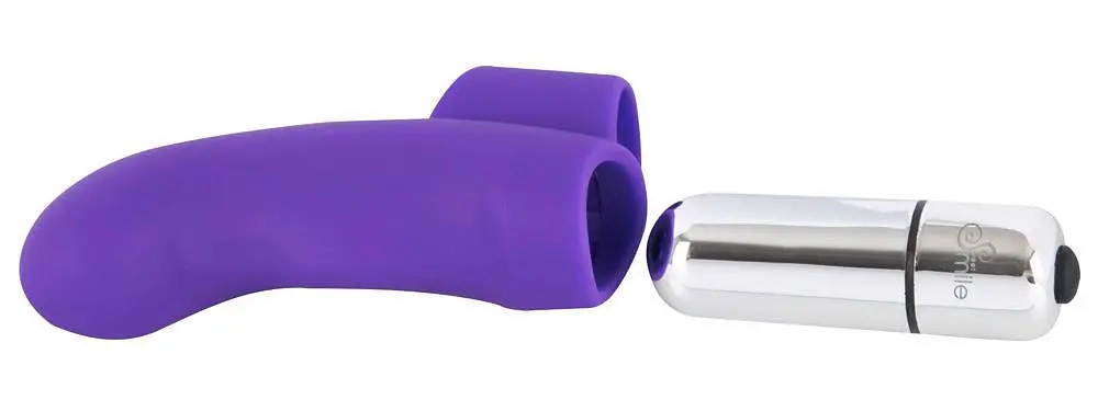 Міні-вібратор на палець Sweet Smile 9.3 см фіолетовий - фото 6