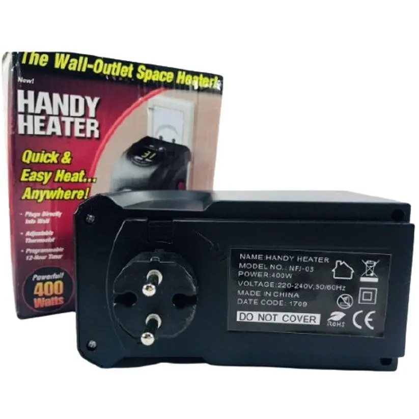 Обігрівач XPRO HH-3561 портативний настінний електричний з автоматичним відключенням, термостатом, що регулюється, цифровим дисплеєм 400 Вт - фото 3