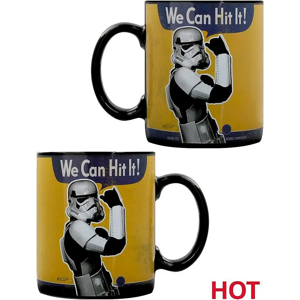 Чашка хамелеон GB Eye Star Wars Original Stormtrooper Hit It 320 мл - фото 2