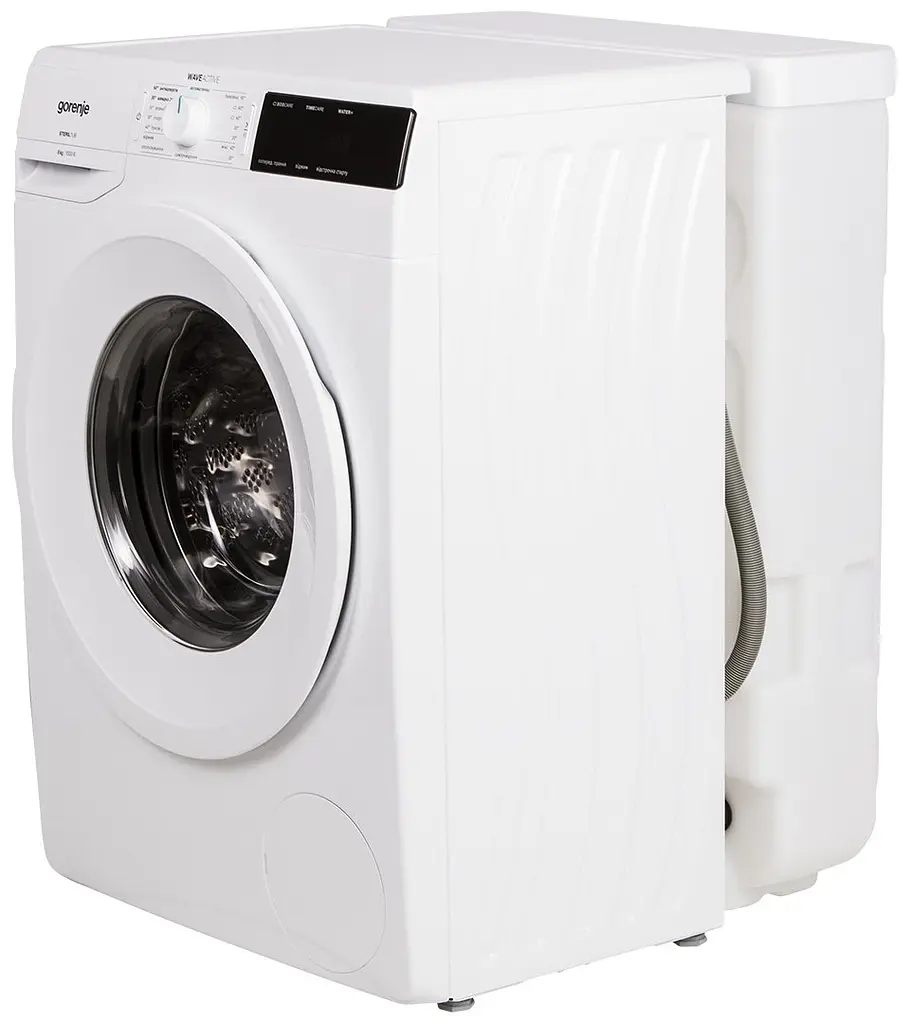 Стиральная машина Gorenje фронтальная 6кг, 1000, A++, дисплей, с баком, белый (WP60S2/IRV) - фото 4