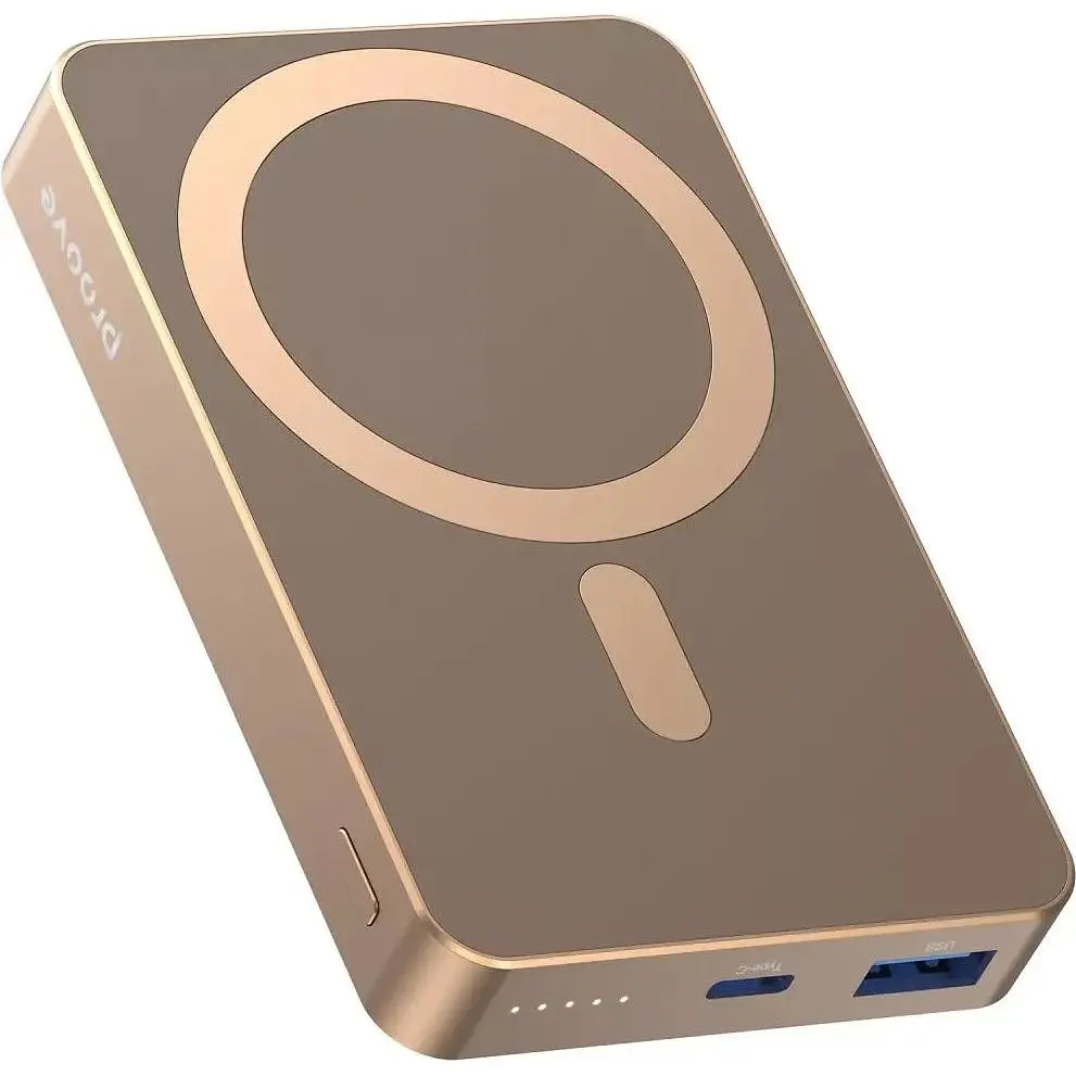 Портативный аккумулятор Proove Carbon Slim Magnetic 22.5W 10000mAh sunflare (PBCS22110050) - фото 3