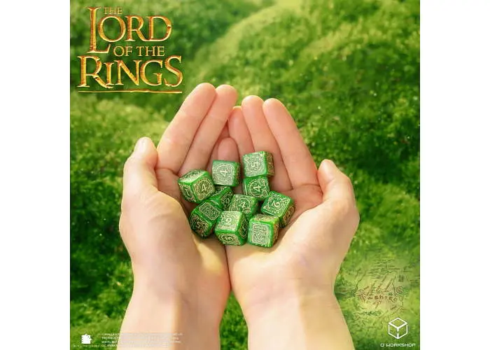 Набір кубиків The Lord of the Rings: Shire 10xD6 Dice Set (LOTR/190166/SHI/B) - фото 3